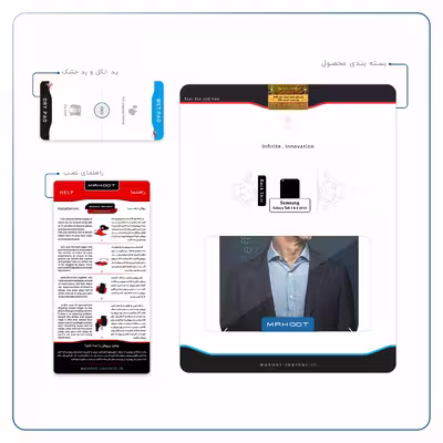 برچسب پوششی ماهوت مدل Jeff Bezos مناسب برای تبلت سامسونگ Galaxy Tab 3 8.0 2013 T315