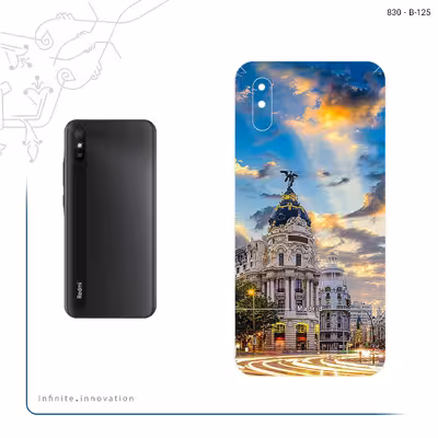 برچسب پوششی ماهوت مدل City of Madrid مناسب برای گوشی موبایل شیائومی Redmi 9i Sport
