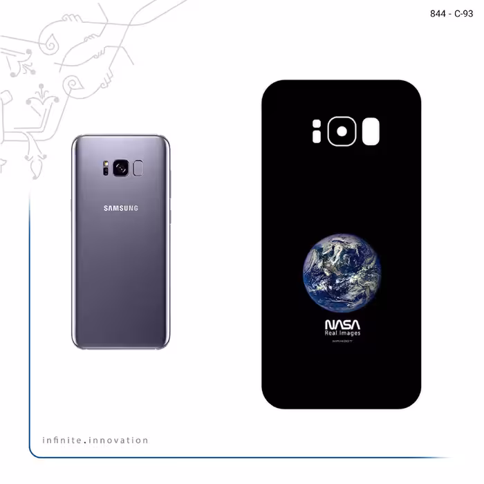برچسب پوششی ماهوت مدل NASA Home Earth مناسب برای گوشی موبایل سامسونگ Galaxy S8