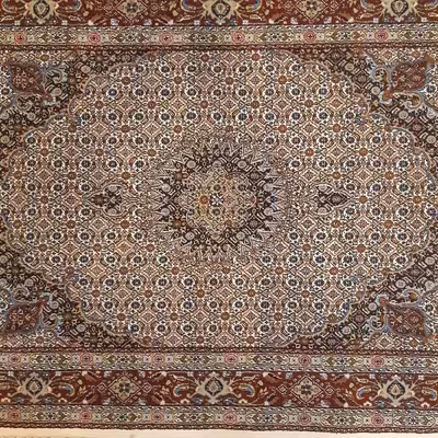 فرش دستباف سه متری طرح ماهی ترنج کد 1260