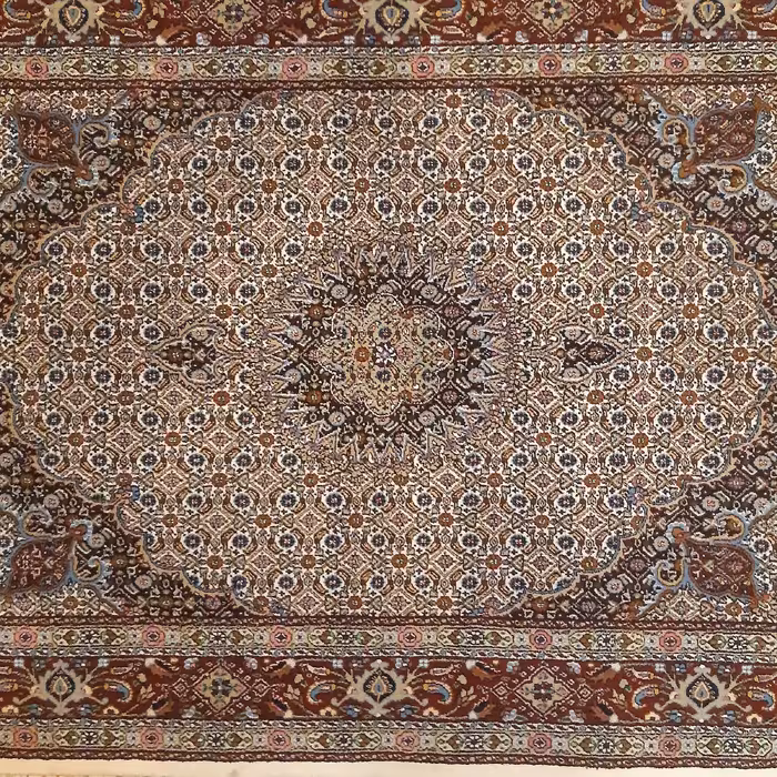 فرش دستباف سه متری طرح ماهی ترنج کد 1260