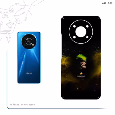 برچسب پوششی ماهوت مدل Billie Eilish مناسب برای گوشی موبایل آنر X9 5G