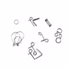 بازی فکری مدل پازل فلزی مدل Metal Puzzles کد 030 بسته دو عددی