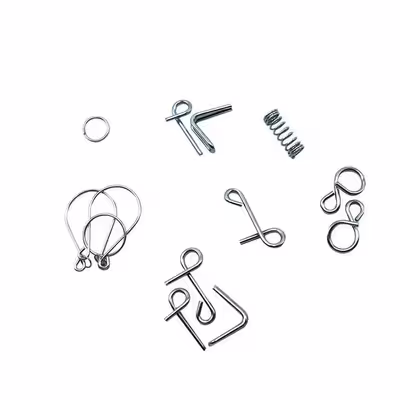 بازی فکری مدل پازل فلزی مدل Metal Puzzles کد 030 بسته دو عددی