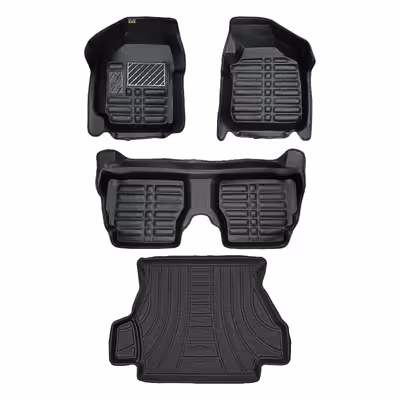 کفپوش پنج بعدی خودرو پانیذ مدل EVA01 مناسب برای ساینا به همراه کفپوش صندوق