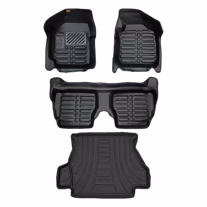 کفپوش پنج بعدی خودرو پانیذ مدل EVA01 مناسب برای ساینا به همراه کفپوش صندوق