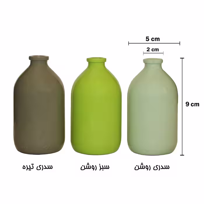 گلدان دکوری کد 03 بسته 3 عددی