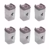 ست جای ادویه 6 پارچه مدل بلوط کد YP-SIZE2-7.5x7.5x13CM