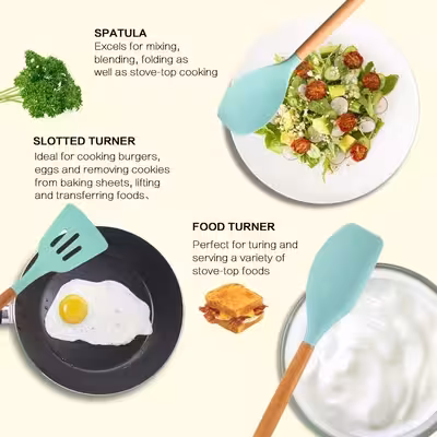 سرویس کفگیر و ملاقه 13 پارچه کیچن ست مدل UNT46