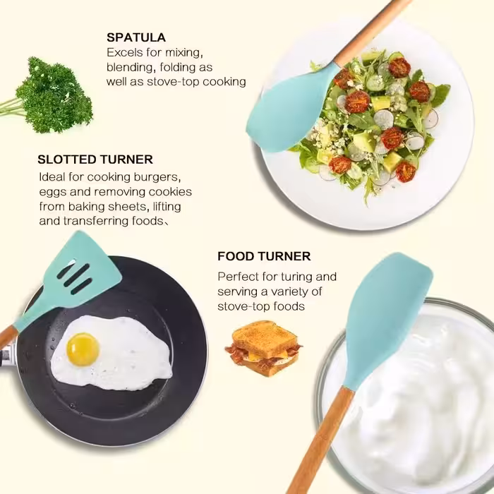 سرویس کفگیر و ملاقه 13 پارچه کیچن ست مدل UNT46