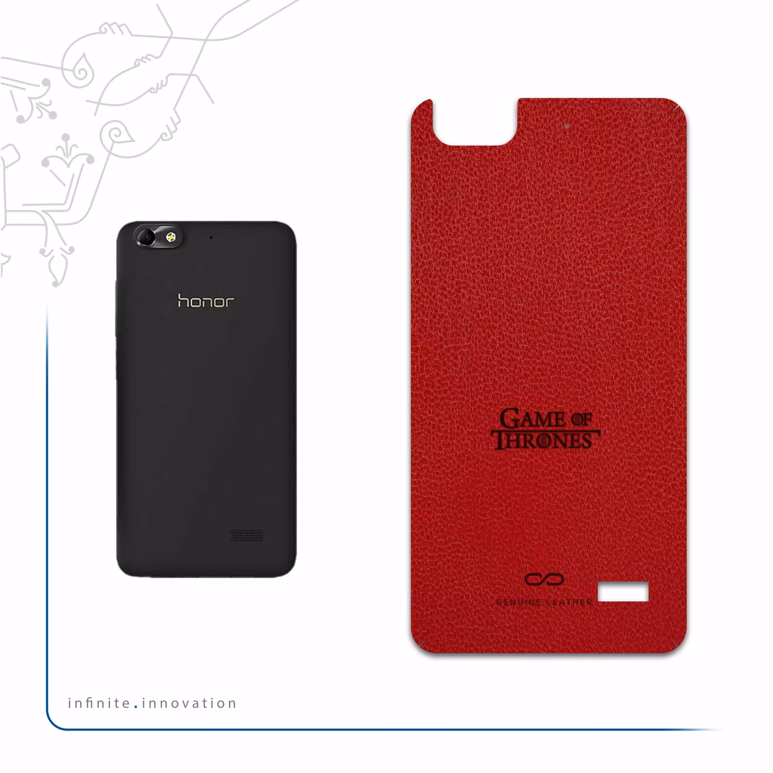 برچسب پوششی ماهوت مدل RL-GOT مناسب برای گوشی موبایل آنر 4C