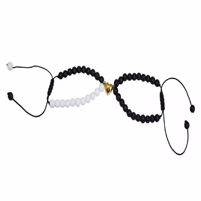 دستبند مدل مگنت قلبی کد H970059 بسته 2 عددی