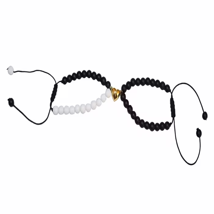 دستبند مدل مگنت قلبی کد H970059 بسته 2 عددی