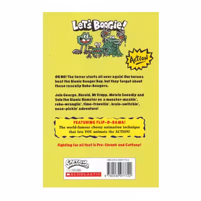 کتاب Captain Underpants And The Big, Bad Battle Of The Bionic Booger Boy Part 2 اثر Dav Pilkey انتشارات الوندپویان