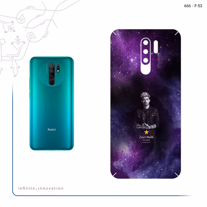 برچسب پوششی ماهوت مدل Zayn Malik مناسب برای گوشی موبایل شیائومی Redmi 9