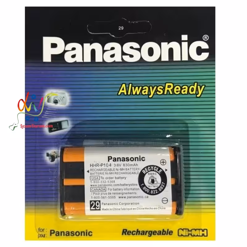 باطری تلفن پاناسونیک HHR-P104A/1B