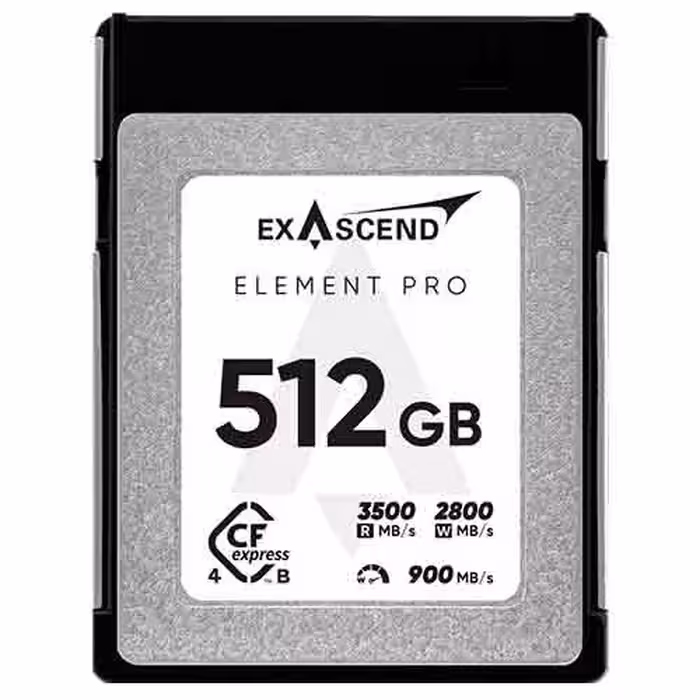 کارت حافظه CFexpress B اکساسند Exascend Element Pro CFexpress 4.0 Type B 512GB 3/500MB/S