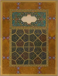 تابلو تذهیب پنجره