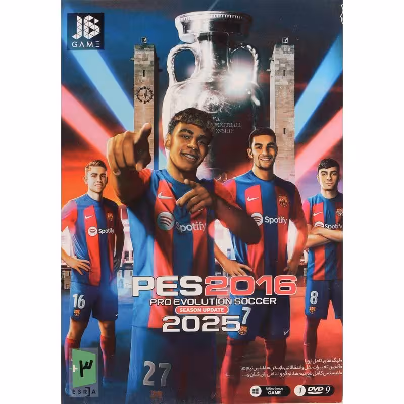بازی کامپیوتر اورجینال فوتبال PES 2016 Season Update 2025 PC 1DVD9 JB.TEAM