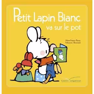 دانلود کتاب Petit Lapin Blanc : Petit Lapin Blanc va sur le pot
