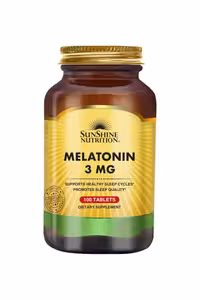 قرص ملاتونین 3 میلی گرم Sunshine - بسته 100 عددی