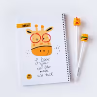 دفتر مدرسه زرافه زرد (iman)