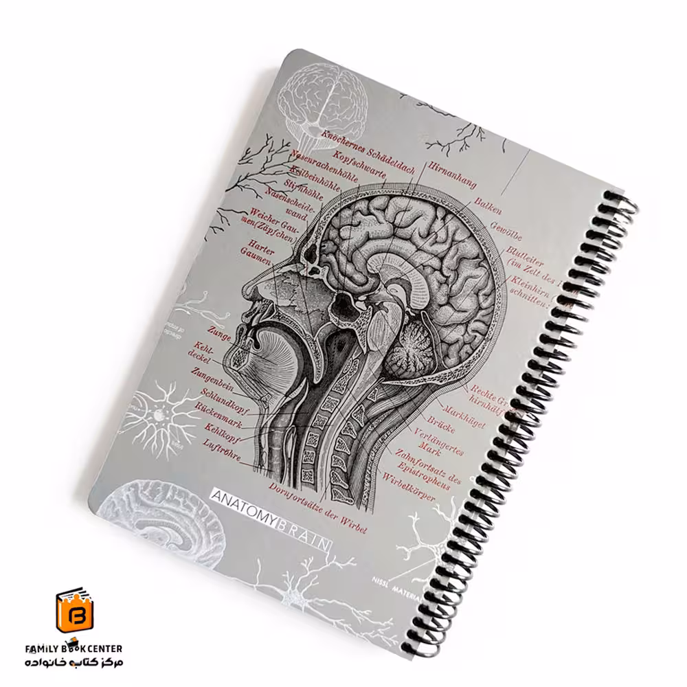 دفتر خط دار طرح مغز دات نوت (dotnote)