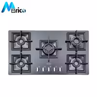 گاز رومیزی استیل البرز کد C5903 پنج شعله سرامیکی