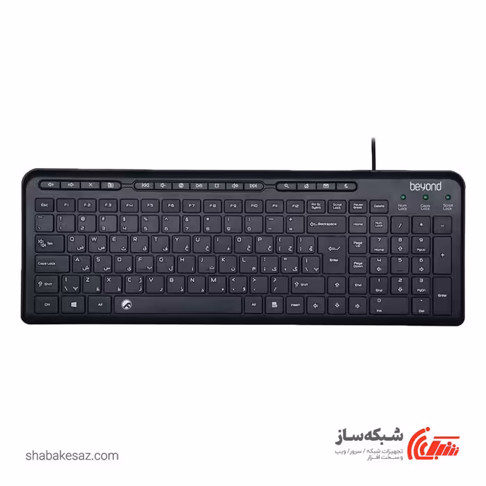 قیمت و خرید کیبورد بیاند Beyond BK-3441 باسیم - شبکه ساز