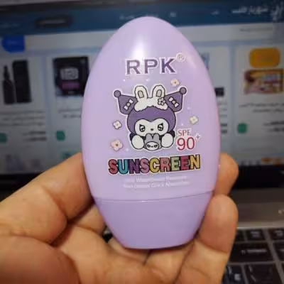 کرم ضد آفتاب بچه RPK SPF 90 با بسته‌بندی خرگوشی و خرسی