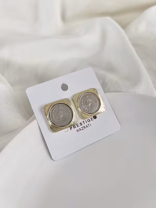 ست انگشتروگوشواره سکه ای