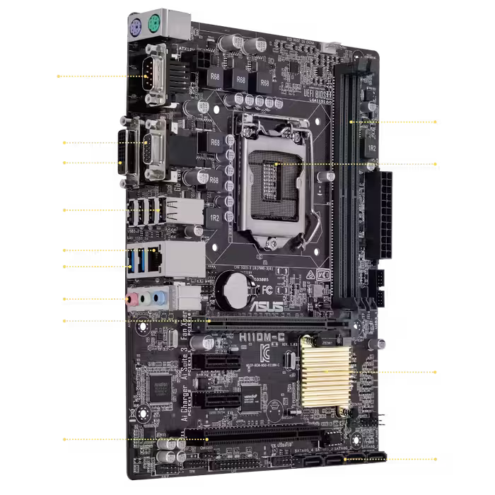 مادربورد ASUS-H110-MC-D4