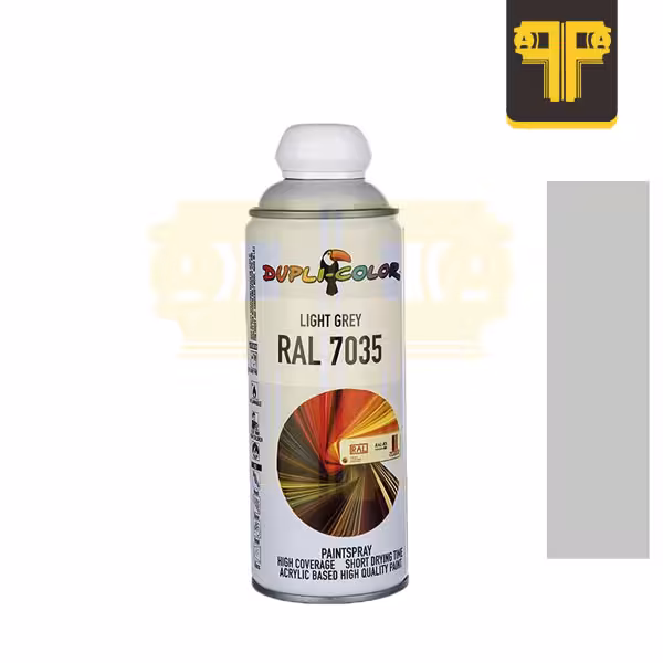 اسپری رنگ خاکستری روشن دوپلی کالر کد Dupli-Color RAL 7035