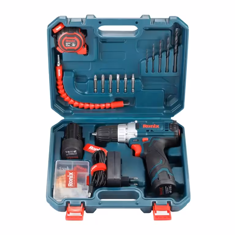 کیت دریل شارژی 19 پارچه رونیکس مدل RS-8613