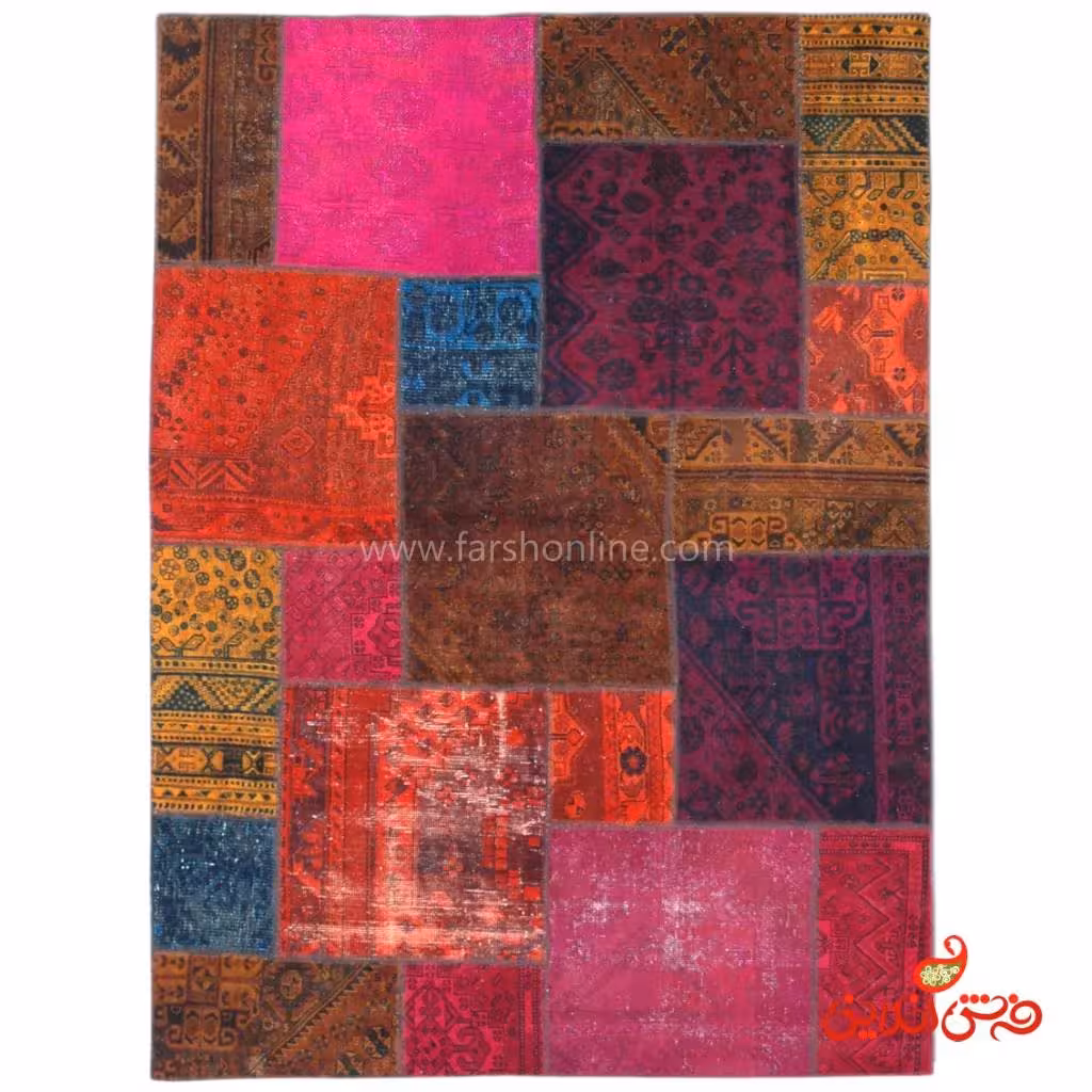 فرش دستباف کلاژ کد 5101