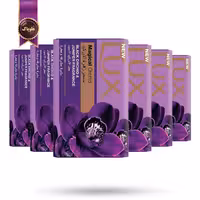 6 عدد صابون لوکس Lux مدل ارکیده جادویی Magical orchid وزن 170 گرم  (اورجینال)