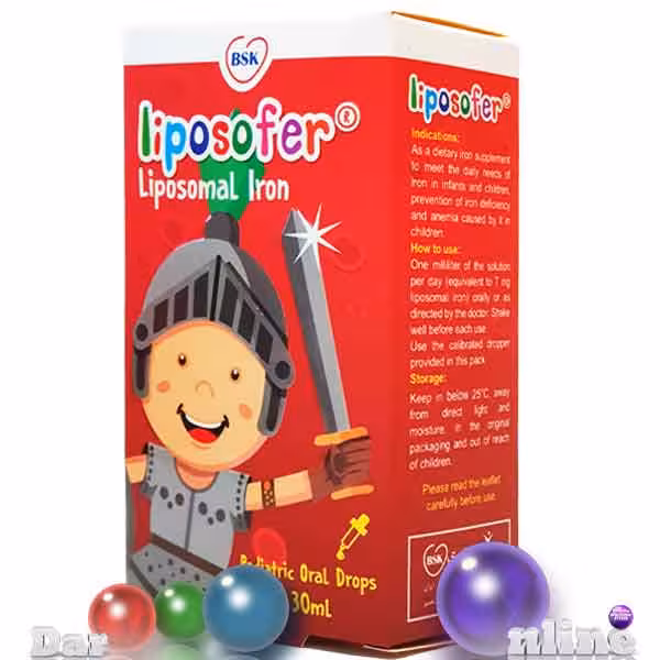 لیپوزوفر آهن7م BSK قطره30میلی لیتری