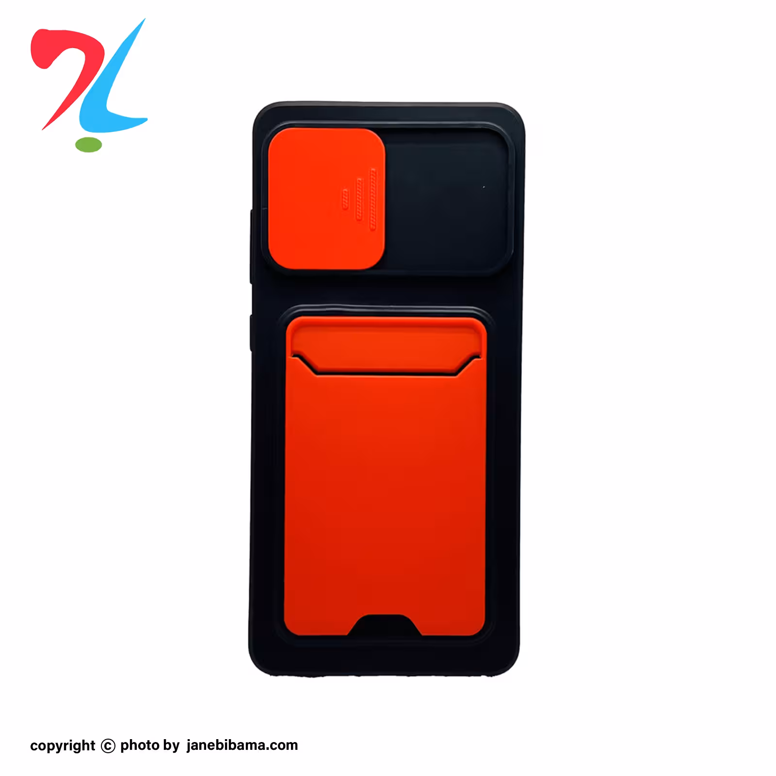 کاور مدل جا کارتی دار مناسب برای گوشی موبایل سامسونگ GALAXY A52-رنگ قرمز