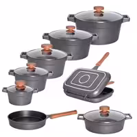 سرویس قابلمه و تابه گرانیتی 15پارچه یونیک کد 8597