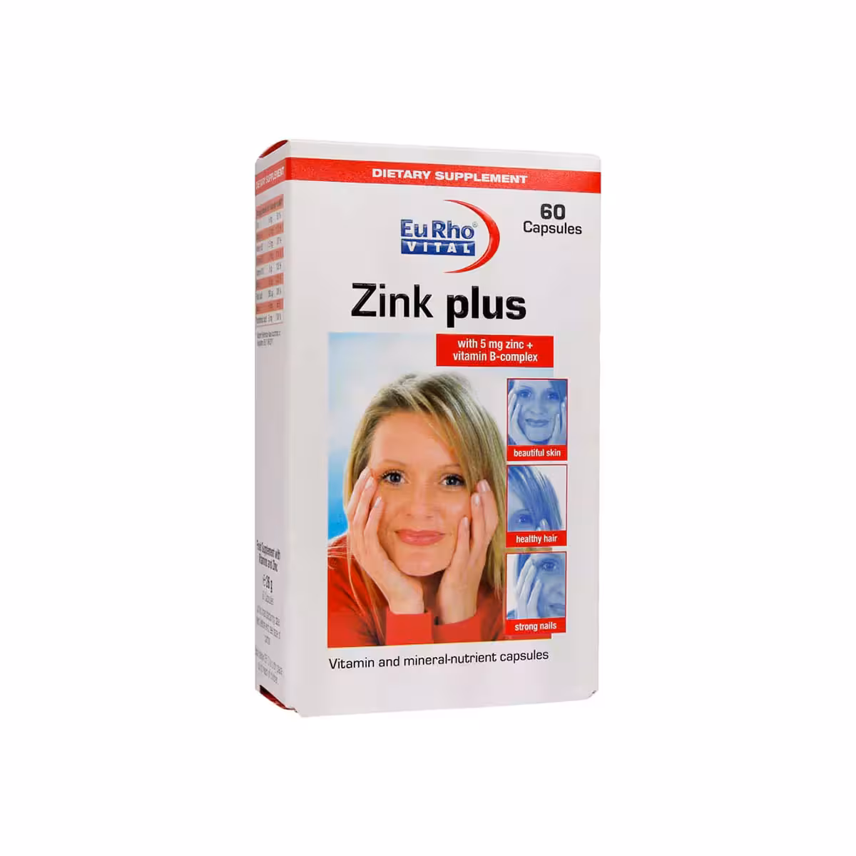 کپسول زینک پلاس تعداد 60 عدد یوروویتال