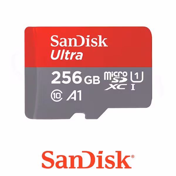 کارت حافظه microSDXC سن دیسک مدل Ultra A1 کلاس 10 سرعت 150MBps ظرفیت 256 گیگابایت