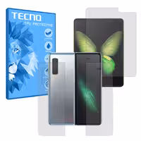گلس صفحه نمایش و پشت گوشی سامسونگ Galaxy Fold مدل هیدروژلی شفاف برند تکنو کد LSS