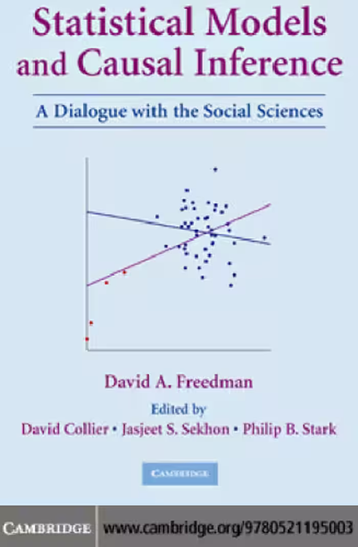 خرید و دانلود نسخه کامل کتاب Statistical Models and Causal Inference: A Dialogue with the Social Sciences
