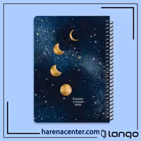 دفتر مدرسه طرح FOREVER a MOON lover برند لانگو