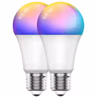 لامپ هوشمند نوربا قابلیت تنظیم رنگ و کنترل از راه دور SKY-TOUCH 2Pcs Smart Led Bulb E27 Remote Control