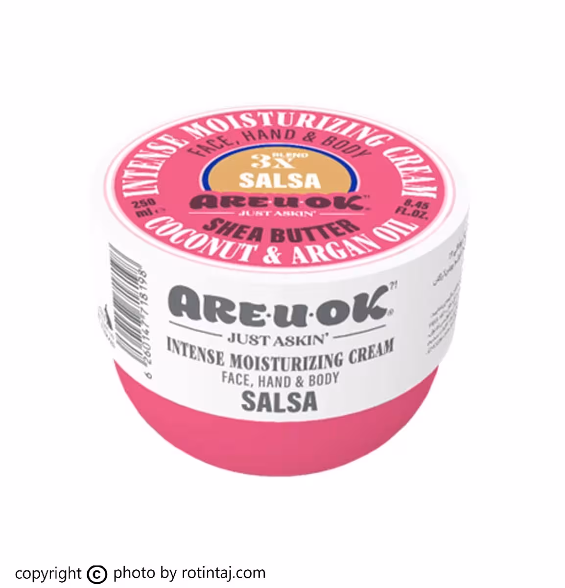 کرم مرطوب کننده کاسه ای سرخابی آر یو اکی 250 میلی