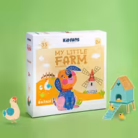 پازل کودک 35 تکه مدل مزرعه KID FANS MY LITTLE FARM کد KS2436