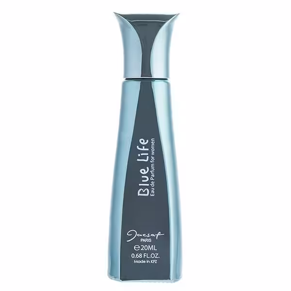 عطر جیبی زنانه ژک ساف Blue Life Jacsaf حجم 22 میلی لیتر