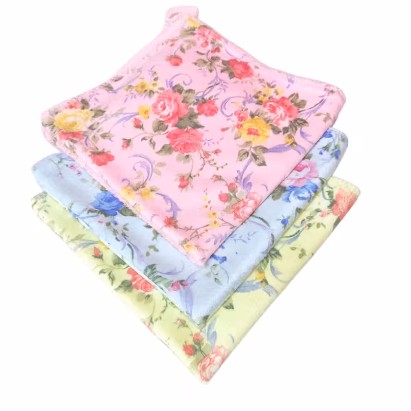 دستمال گل دار آشپزخانه نانو