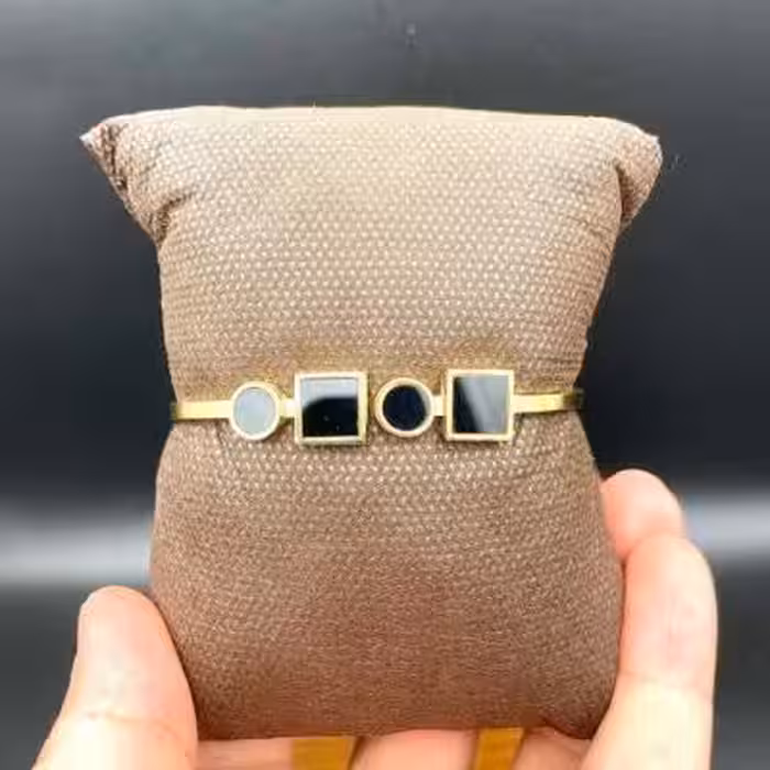 دستبند النگویی استیل 008